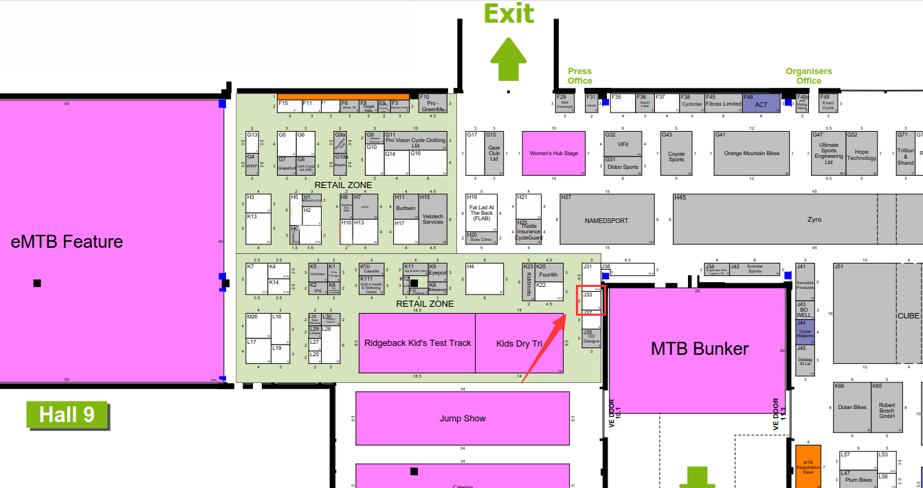 Carbonal booth J33 at The Cycle Show