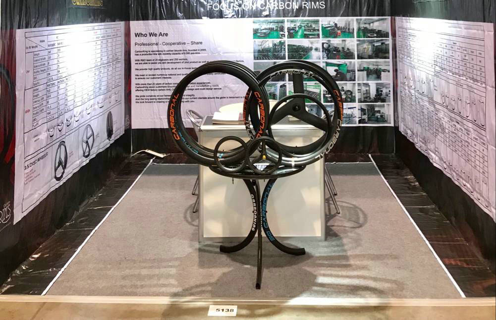 2018 interbike show, carbonal bike carbon rims 