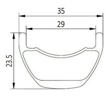 mtb carbon rim for enduro bike