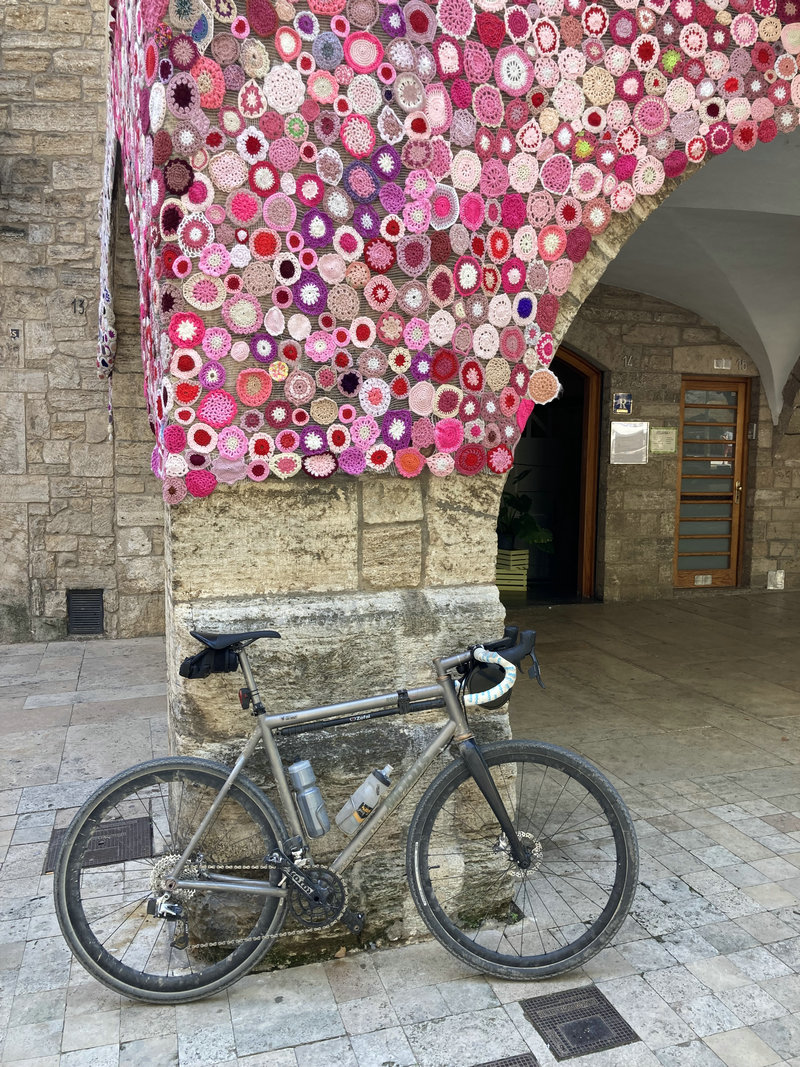 Gravel bike wheel first ride