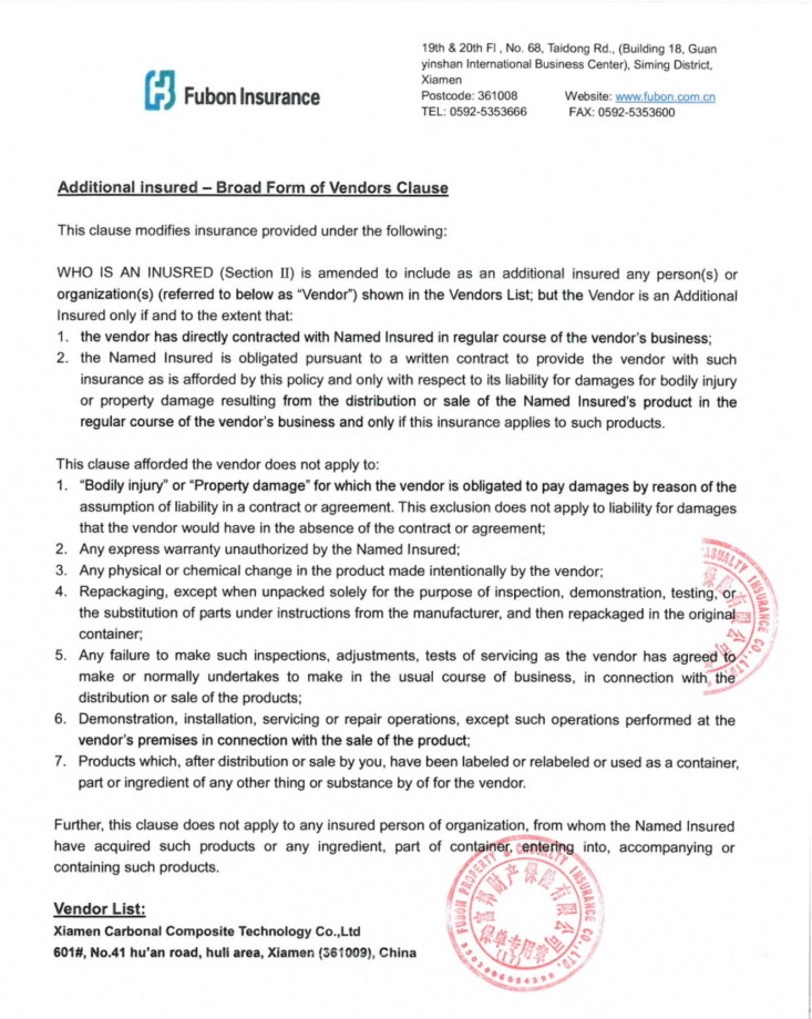 carbonal bike carbon rim & wheel products insurance worldwide 2023-2024