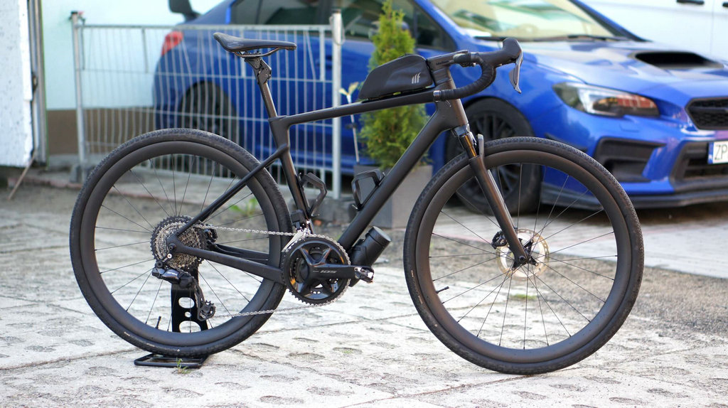 Gravel bike with Carbonal D30-40H carbon wheel rim
