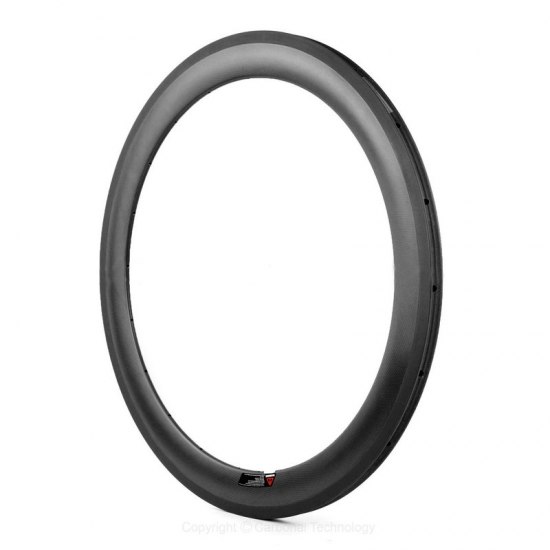 Custom 60mm depth 23mm wide tubular V shape 700C road bicycle carbon