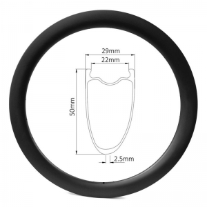 asymmetrical bike rim for gravel