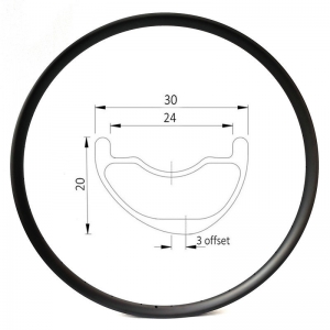 27.5er mtb carbon rim