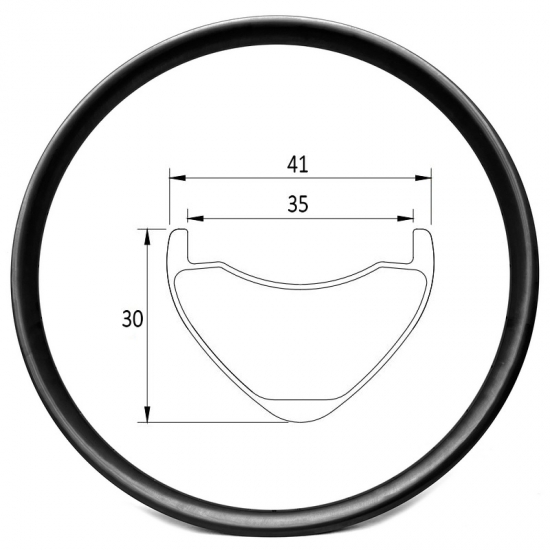 32er XC bike rim